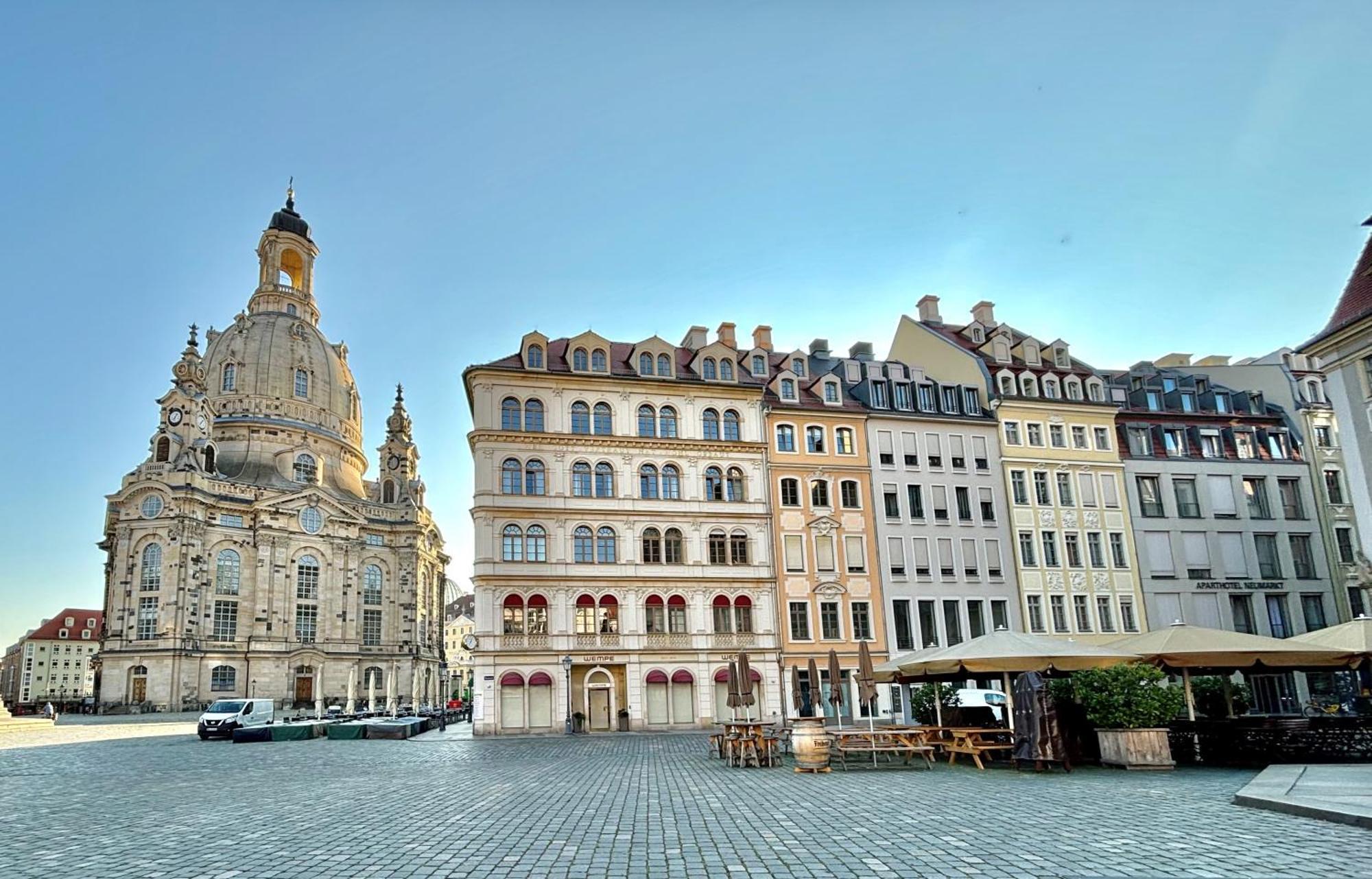 Familienapartment Am Neumarkt Lll Drážďany Exteriér fotografie